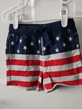 OshKosh B'gosh Navy, Red and White Baby Shorts